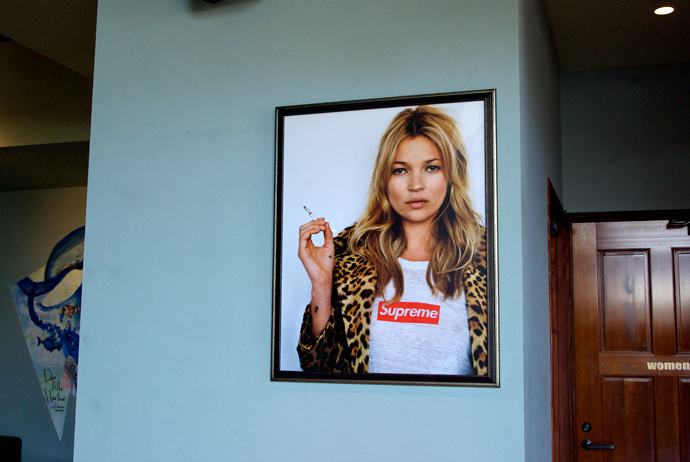 Supreme Kate Moss ポスター-