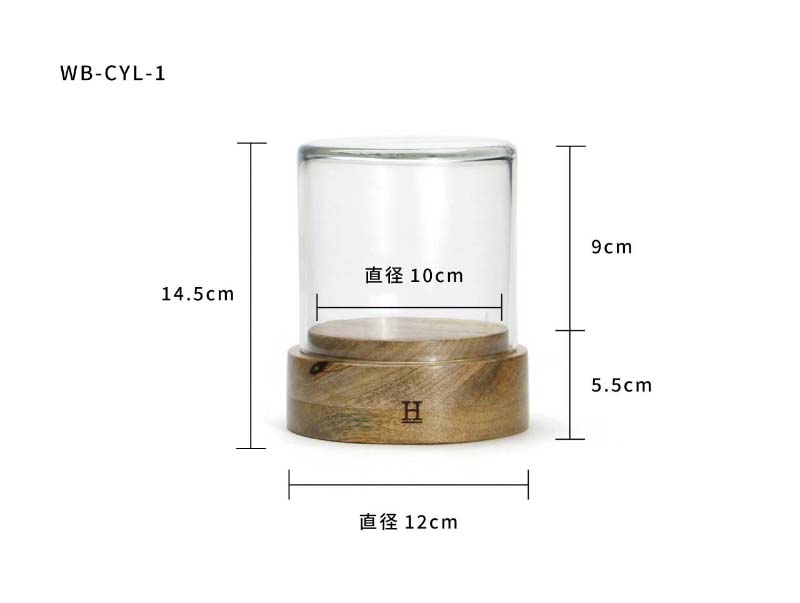 Glass Dome "WB-CYL-1"