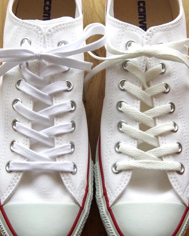Athletic Shoelaces White