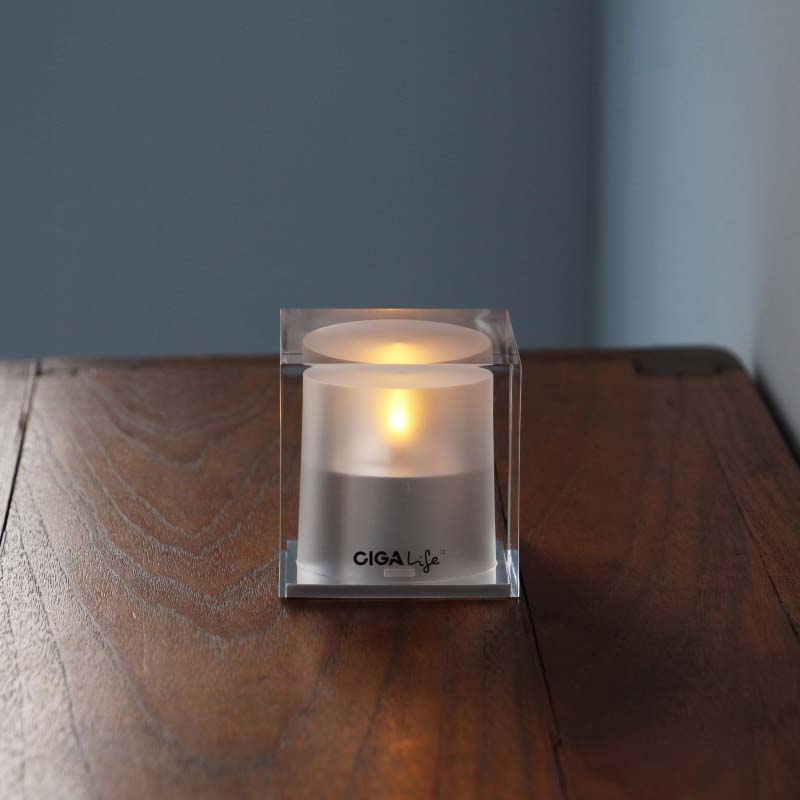 Mini Cube Solar Candle