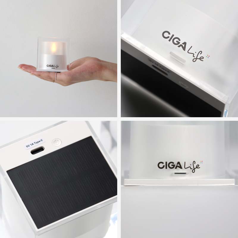 Mini Cube Solar Candle