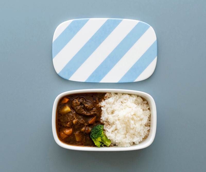 清水 久和 カレー皿「機内食の皿」
