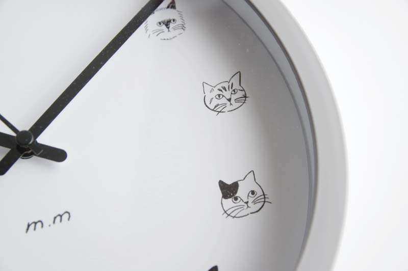 松尾ミユキ Wall Clock M Cat