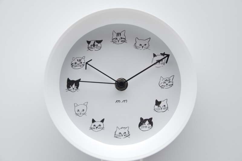 松尾ミユキ 2way Clock 猫