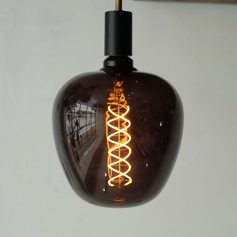 Edison Bulb LED E26 Noir [POMME]