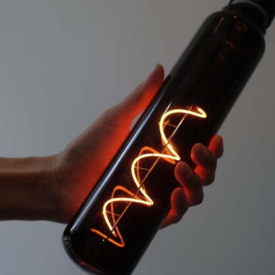 エジソンバルブ LED E26 ノワール [ビッグ チューブ]