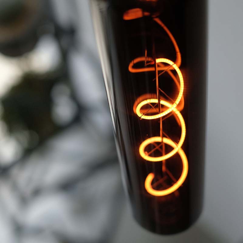 Edison Bulb LED E26 Noir [BIG TUBE]