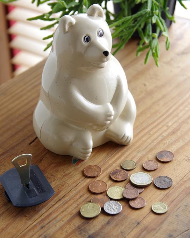 Polar Bear Money Box