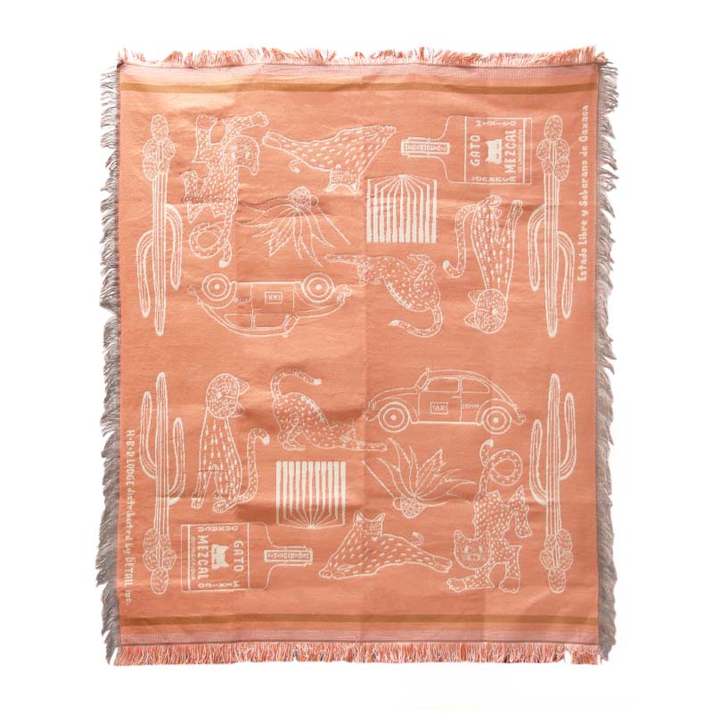 OAX Throwket “Cat and more / Apricot”