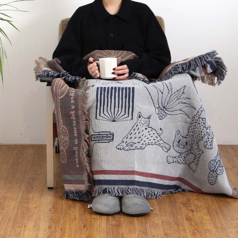OAX Throwket “Cat and more / Gray”