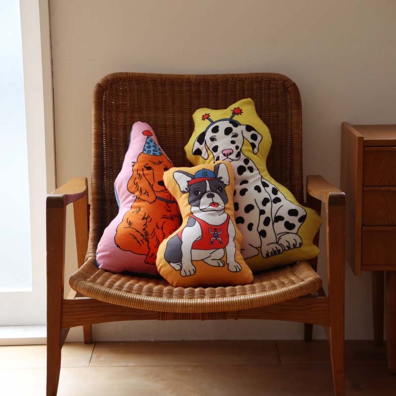 The Enjoy C&D Club Cushion "Dog/Pink"