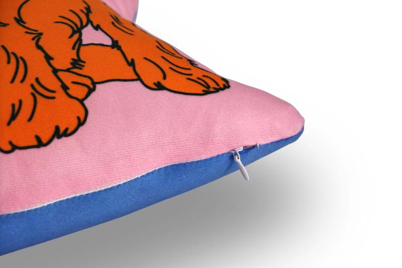 The Enjoy C&D Club Cushion "Dog/Pink"