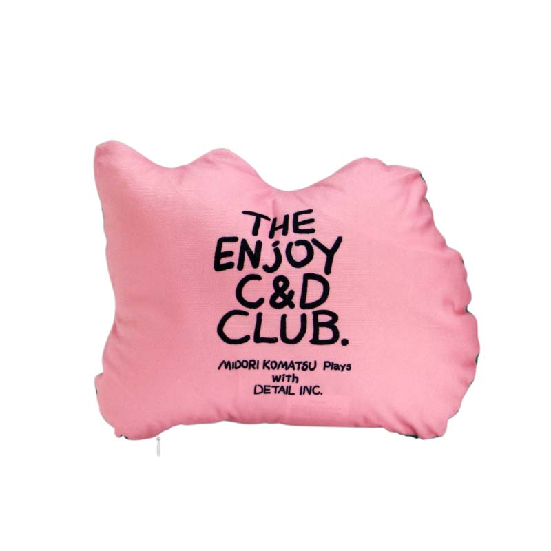 The Enjoy C&D Club Cushion "Cat/Green"