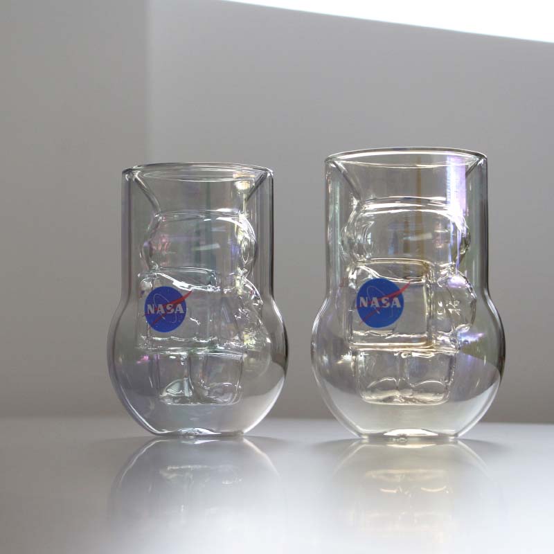 NASA Astronaut Double Wall Glasses 2P SET