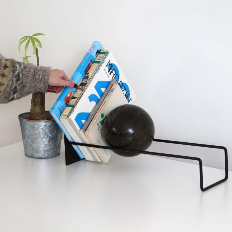 Slope Bookend Black