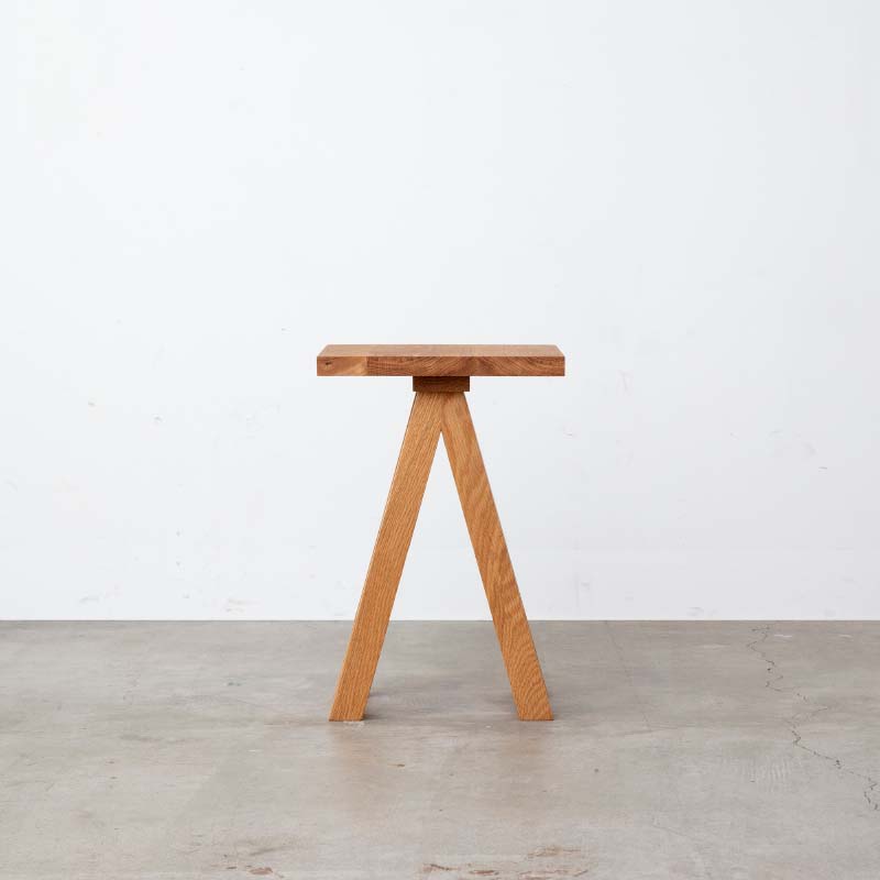 Wood Brace Side Table