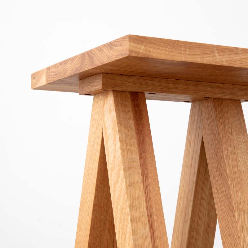 Wood Brace Low Table