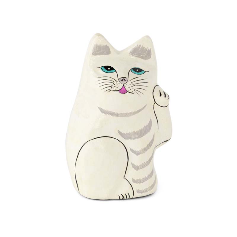 PAPER MACHE CAT DOLL