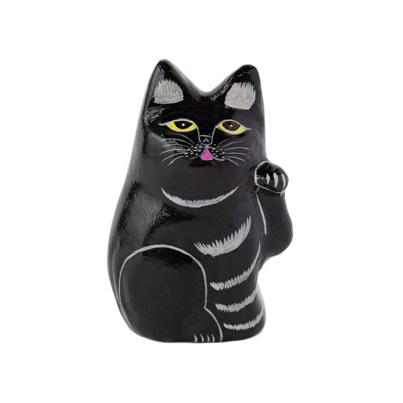 PAPER MACHE CAT DOLL