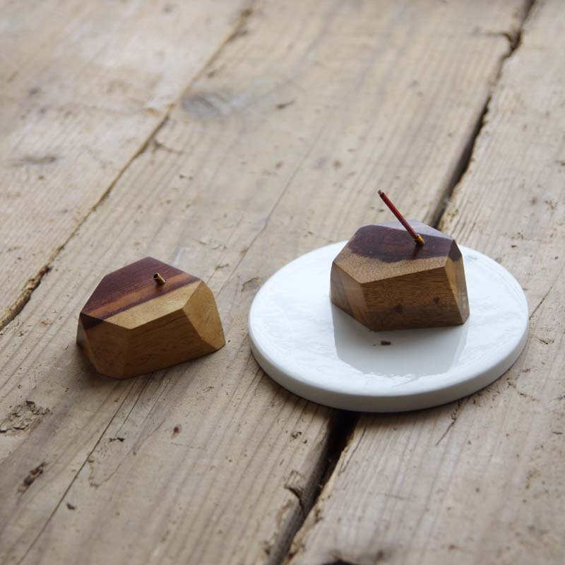 VINTAGE WOOD INCENSE HOLDER