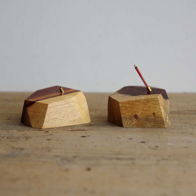 VINTAGE WOOD INCENSE HOLDER
