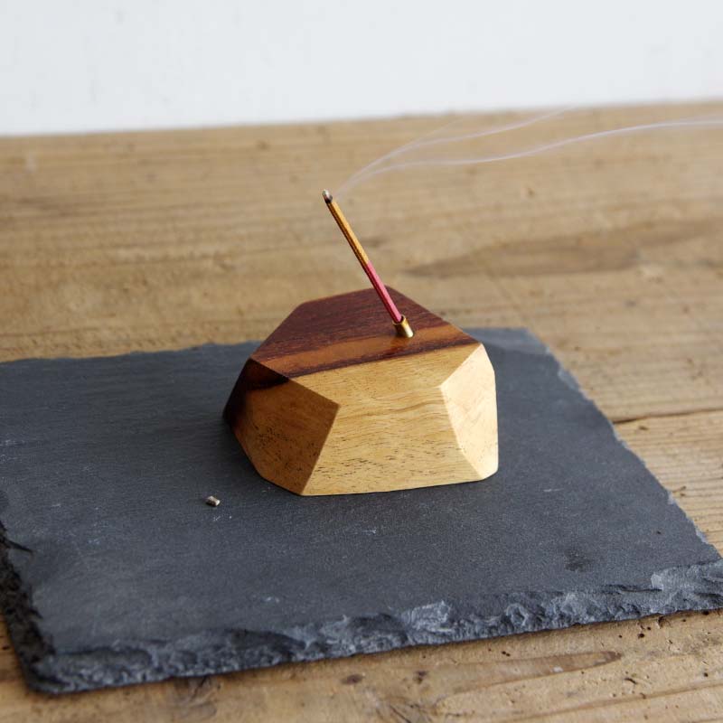 VINTAGE WOOD INCENSE HOLDER