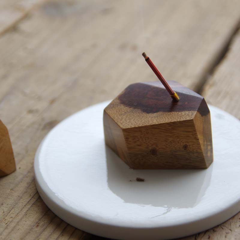 VINTAGE WOOD INCENSE HOLDER