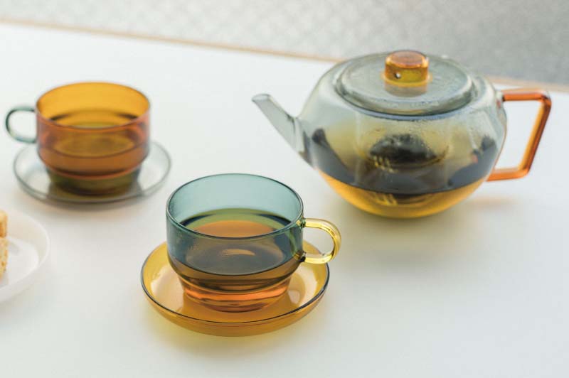 GLASS TEA POT