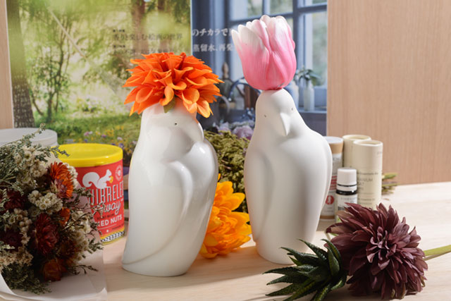 Parrot Vase